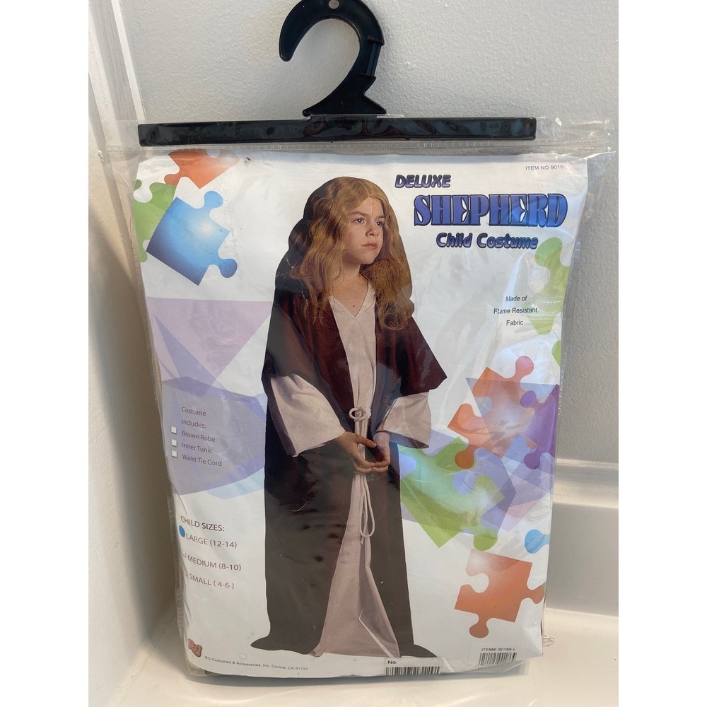 Shepherd Child Halloween Costume Size L 12-14
